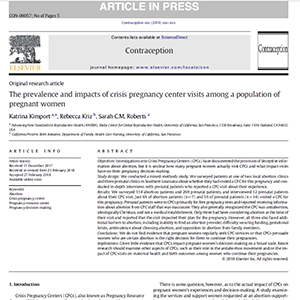 contraception research paper