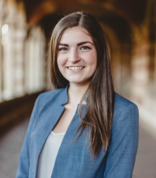 A headshot of Gillian Borges