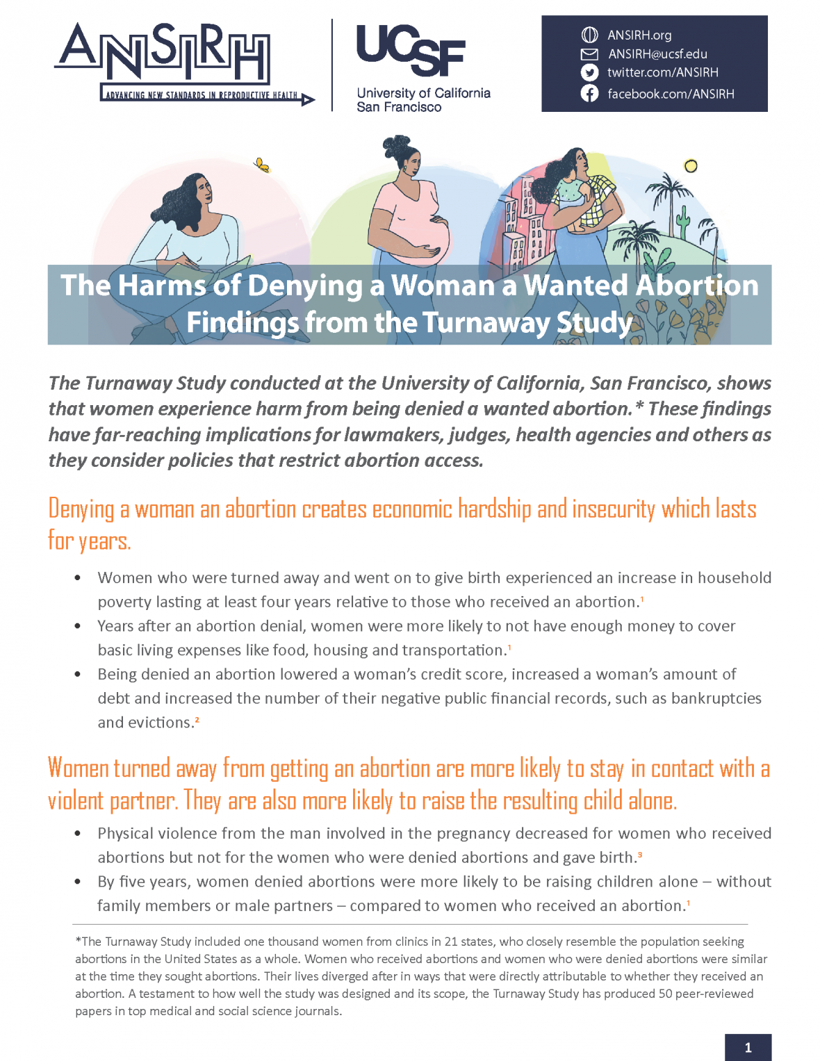 Factsheet on harms of denying someone a wanted abortion